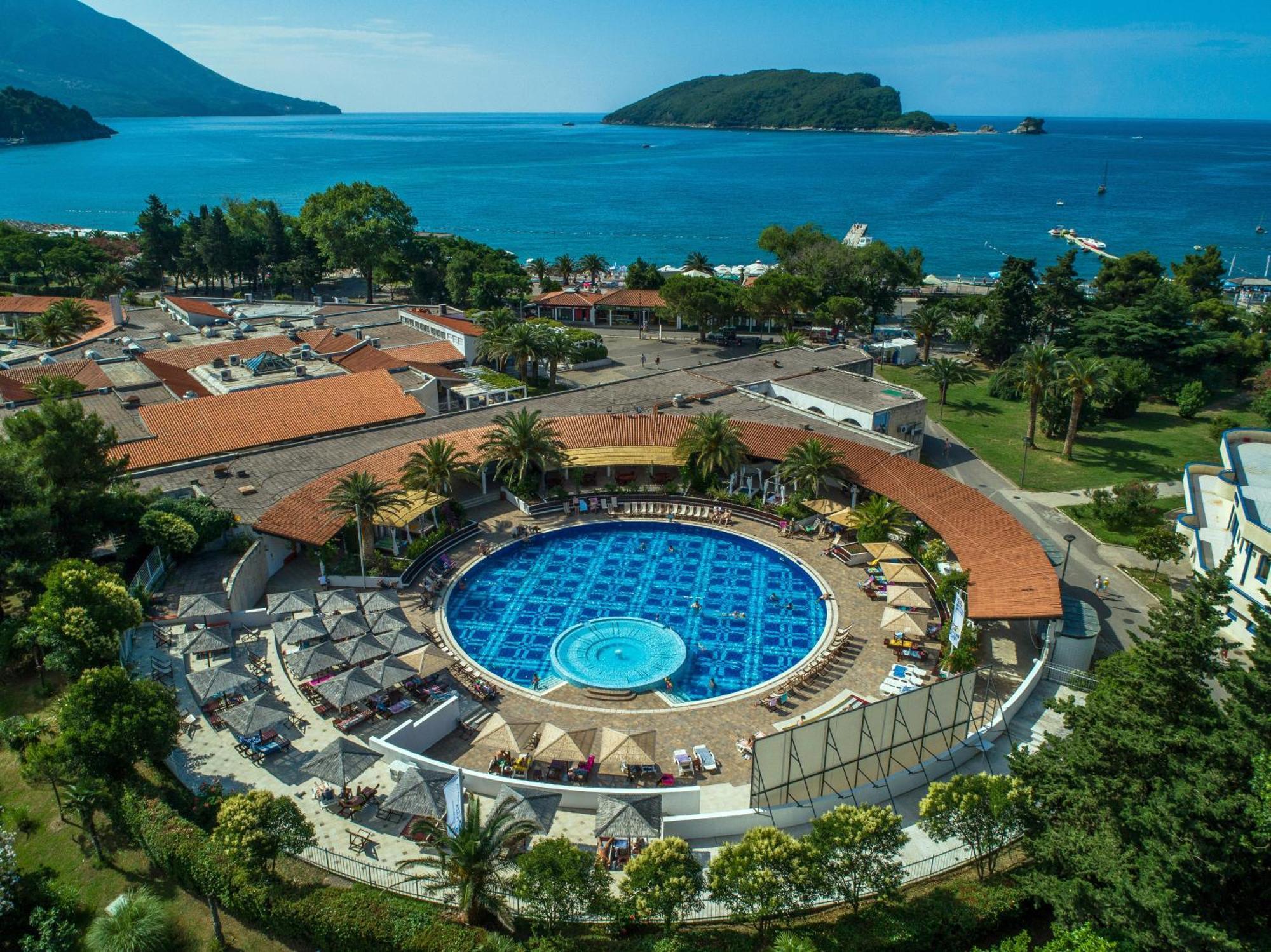 Hotel Slovenska Plaza Standard Budva Exterior foto